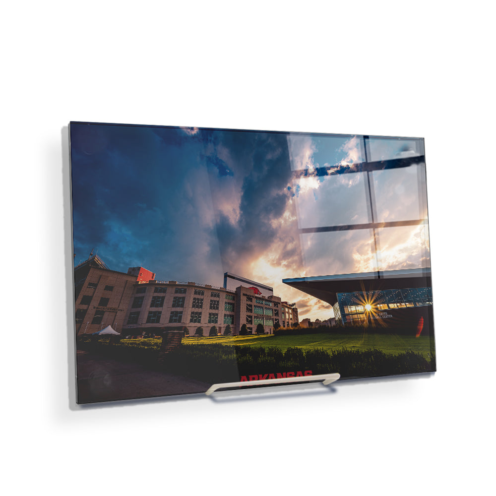 Arkansas Razorbacks - Arkansas Football Sunrise - College Wall Art #Canvas