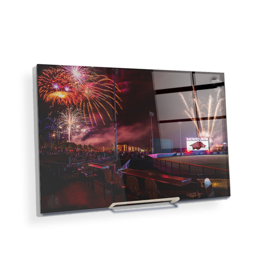 Arkansas Razorbacks - Baum Walker Stadium - College Wall Art #Canvas