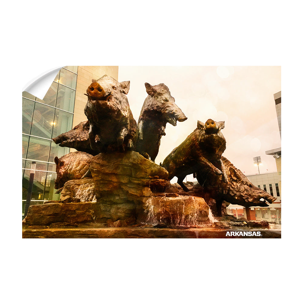 Arkansas Razorbacks - Razorback Championship - College Wall Art #Canvas