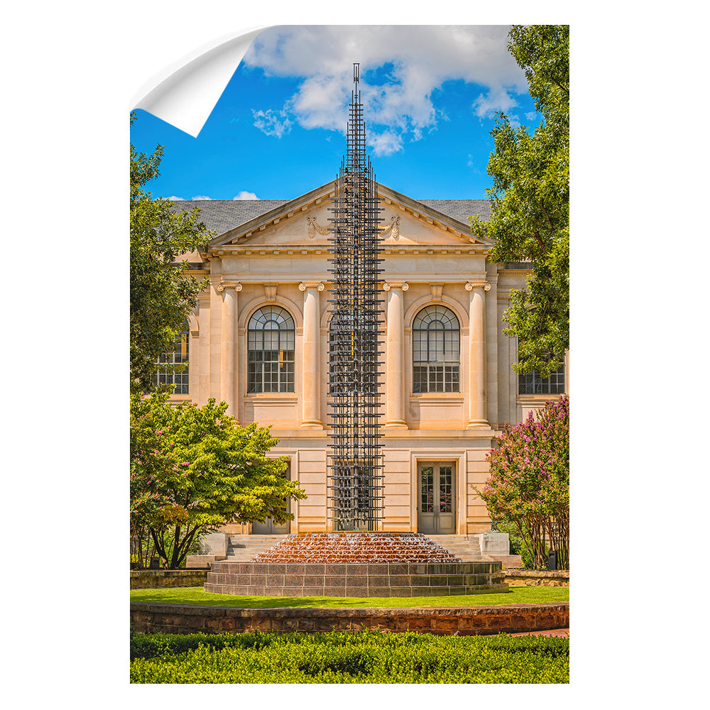 Arkansas Razorbacks - Fulbright Peace Fountain - College Wall Art #Canvas