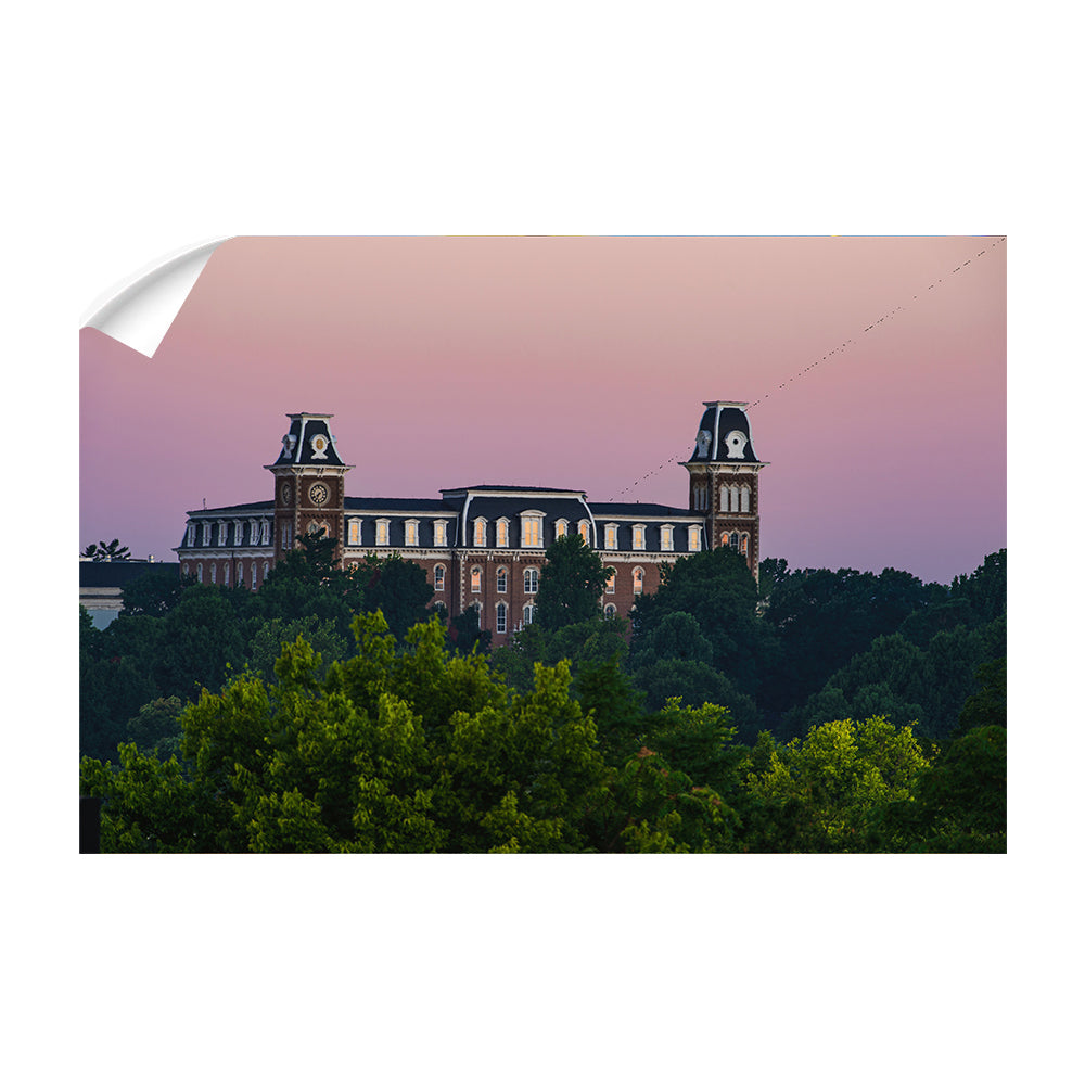 Arkansas Razorbacks - Old Main Sunrise - College Wall Art #Canvas