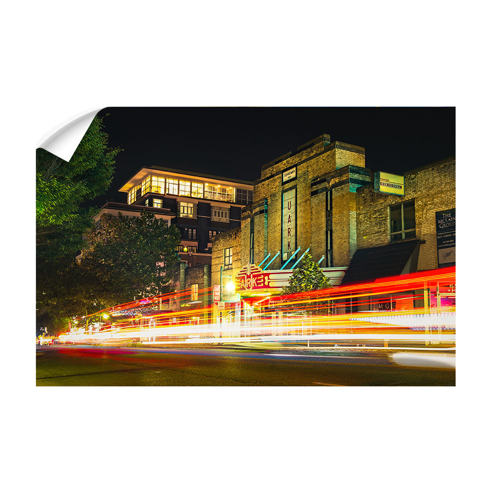 Arkansas Razorbacks - Dickson Street - College Wall Art #Canvas