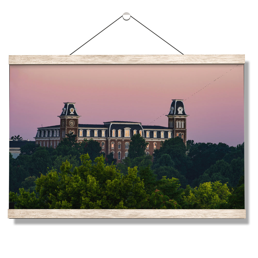 Arkansas Razorbacks - Old Main Sunrise - College Wall Art #Canvas