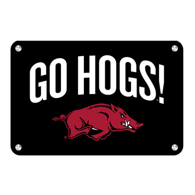 Arkansas Razorbacks - Go Hogs - College Wall Art #Metal