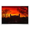Arkansas Razorbacks - Main Stor Old Main Stormy Sunset - College Wall Art #Poster