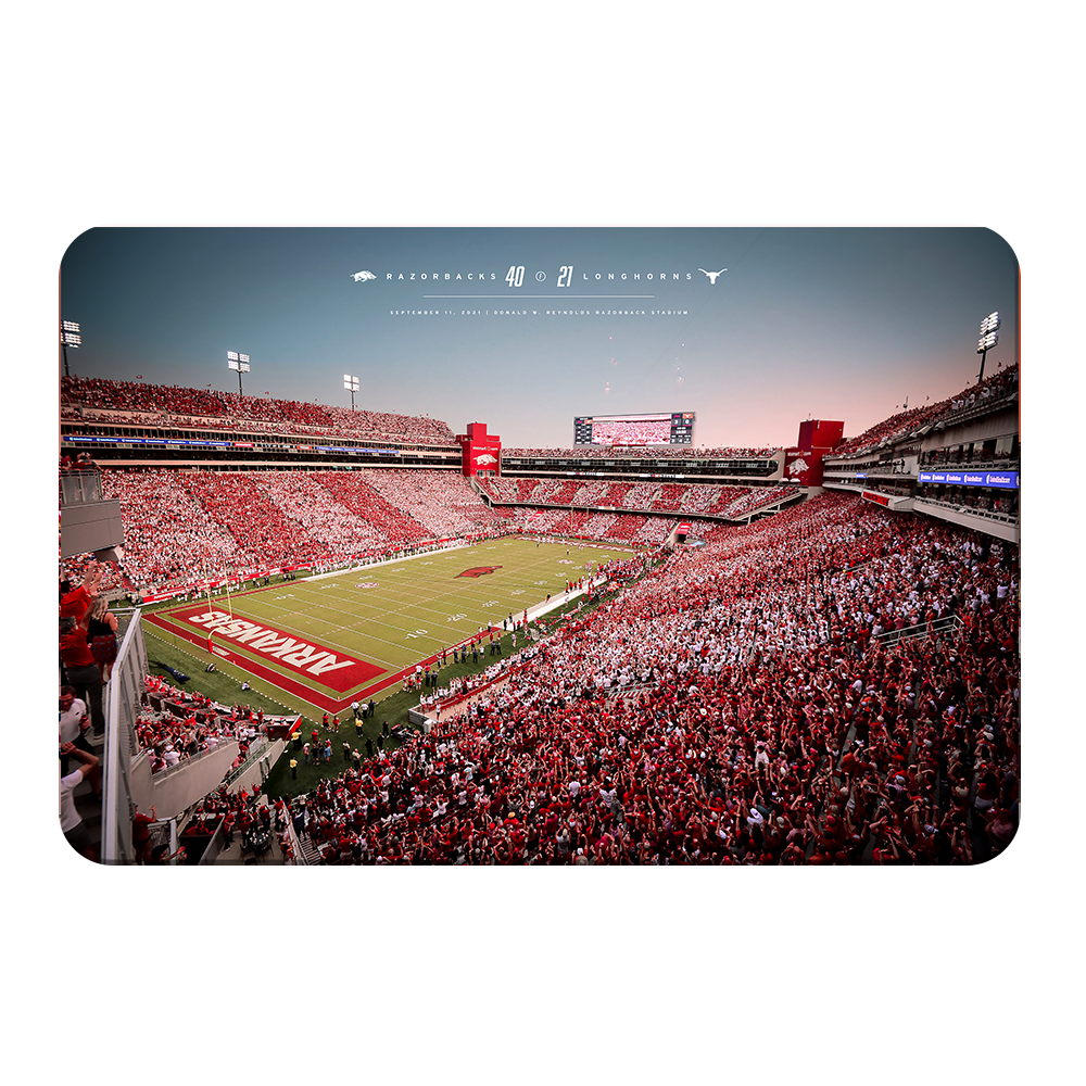 Arkansas Razorbacks - Razorbacks 49 Longhorns 21 - College Wall Art #Canvas