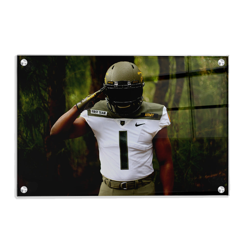 Army West Point Black Knights - Salute Army Green - College Wall Art #Canvas