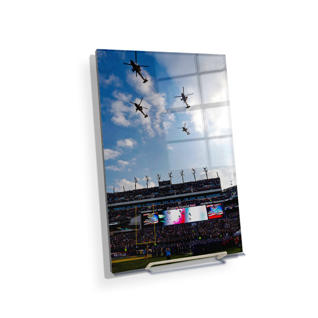 Army West Point Black Knights - Army Fly Over - College Wall Art #Canvas