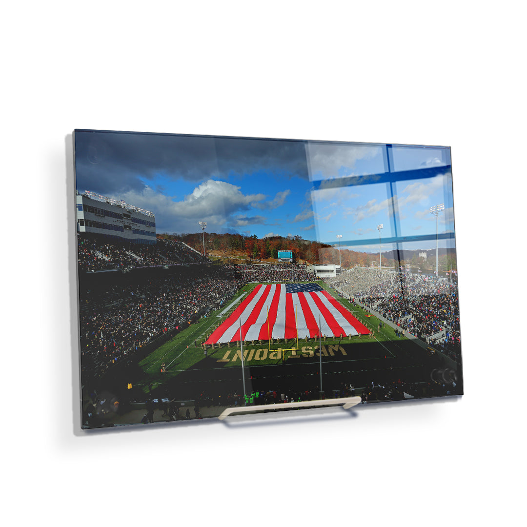 Army West Point Black Knights - Michie Stadium National Anthem - College Wall Art #Canvas