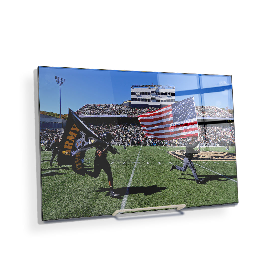Army West Point Black Knights - Old Glory - College Wall Art #Canvas