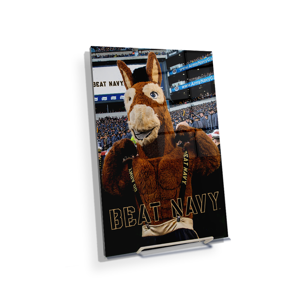 Army West Point Black Knights - Beat Navy Mule - College Wall Art #Canvas