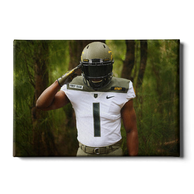 Army West Point Black Knights - Salute Army Green - College Wall Art #Canvas