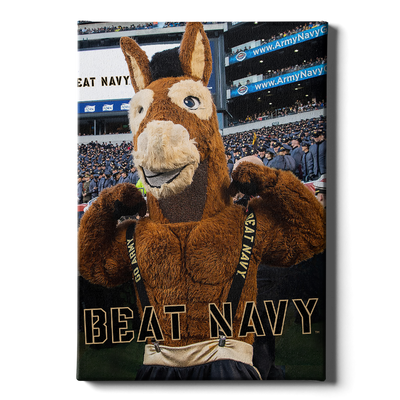 Army West Point Black Knights - Beat Navy Mule - College Wall Art #Canvas