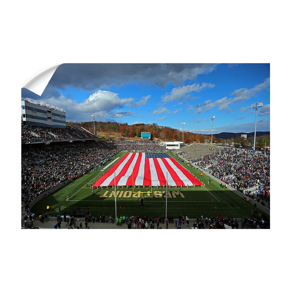 Army West Point Black Knights - Michie Stadium National Anthem - College Wall Art #Canvas