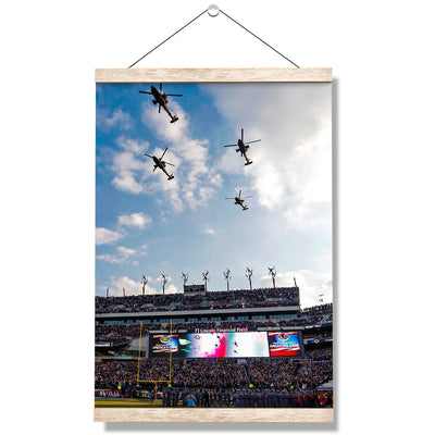 Army West Point Black Knights - Army Fly Over - College Wall Art #Hanging Canvas