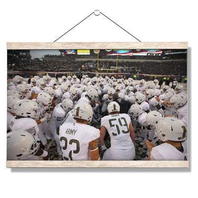 Army West Point Black Knights - Army Navy Snow - College Wall Art #Hanging Canvas