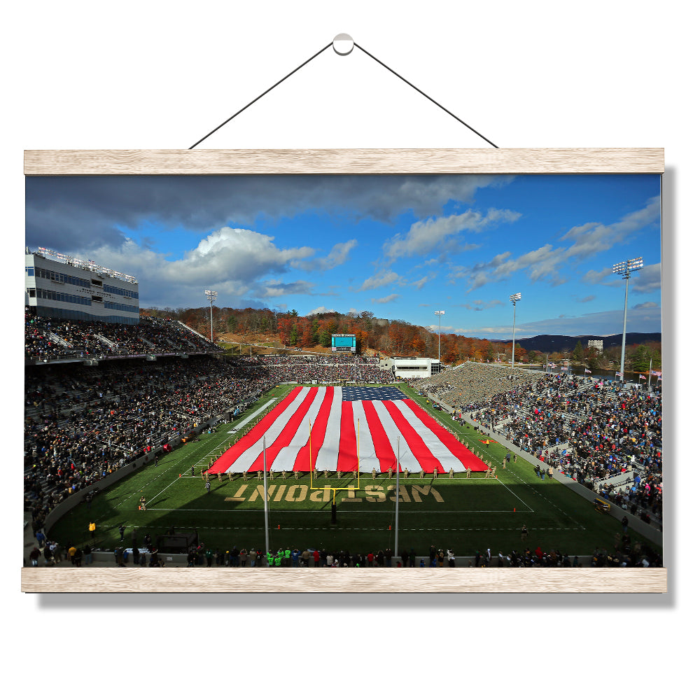Army West Point Black Knights - Michie Stadium National Anthem - College Wall Art #Canvas