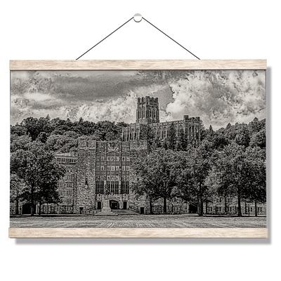 Army West Point Black Knights - West Point Ink Sketch - College Wall Art #Hanging Canvas