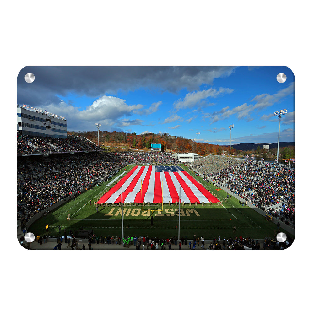 Army West Point Black Knights - Michie Stadium National Anthem - College Wall Art #Canvas
