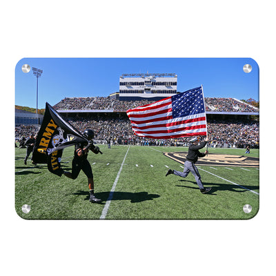 Army West Point Black Knights - Old Glory - College Wall Art #Metal