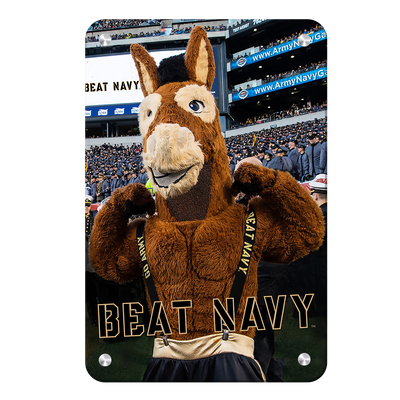 Army West Point Black Knights - Beat Navy Mule - College Wall Art #Metal