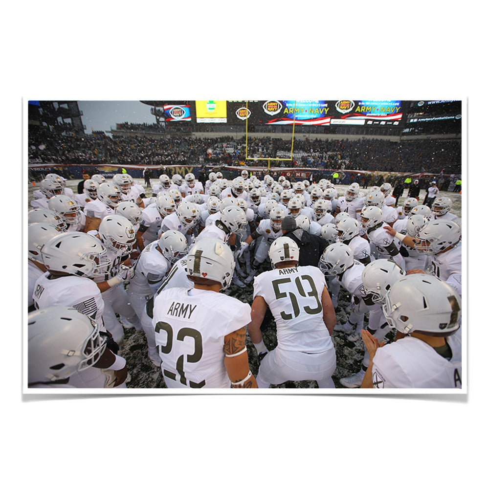 Army West Point Black Knights - Army Navy Snow - College Wall Art #Canvas