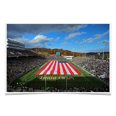 Army West Point Black Knights - Michie Stadium National Anthem - College Wall Art #Poster