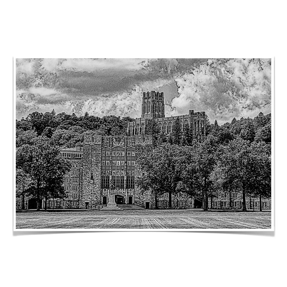 Army West Point Black Knights - West Point Ink Sketch - College Wall Art #Canvas