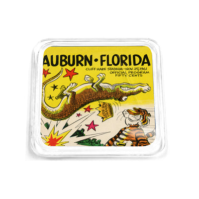 Auburn Tigers - Auburn vs Florida Official Program Drink Coaster