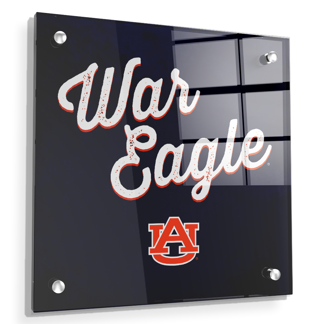 Auburn Tigers - War Eagle Sign - College Wall Art#Canvas