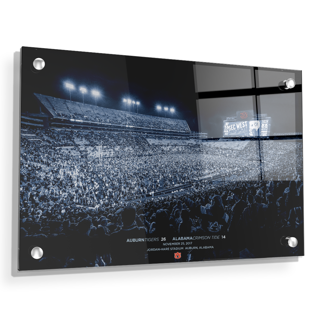 Auburn Tigers - SEC West Champions Monotone - College Wall Art#Canvas