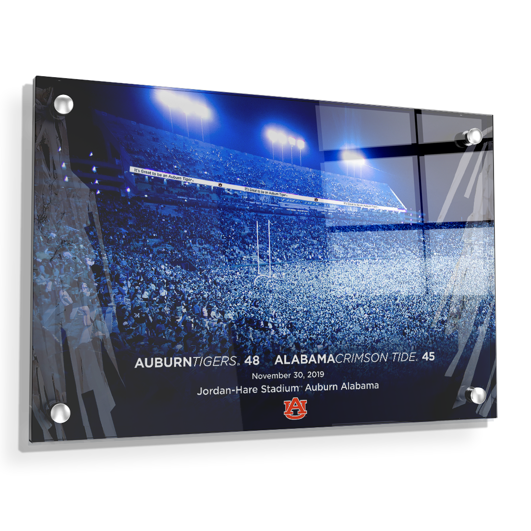 Auburn Tigers - Iron Bowl Win - College Wall Art#Canvas