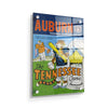 AUBURN TIGERS - Vintage Auburn Football Illustrated vs Tennessee Official Program Cover - College Wall Art #Acrylic
