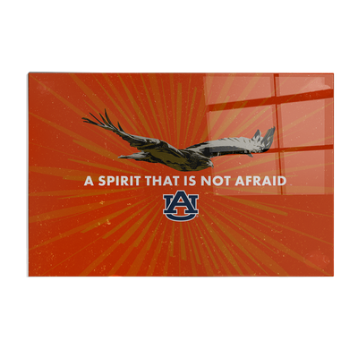Auburn Tigers - Retro A Spirit that is not afraid - College Wall Art #Acrylic
