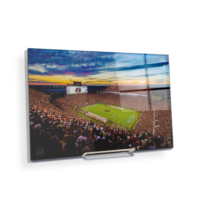 Auburn Tigers - Sunset over Jordan-Hare Stadium - College Wall Art#Acrylic Mini
