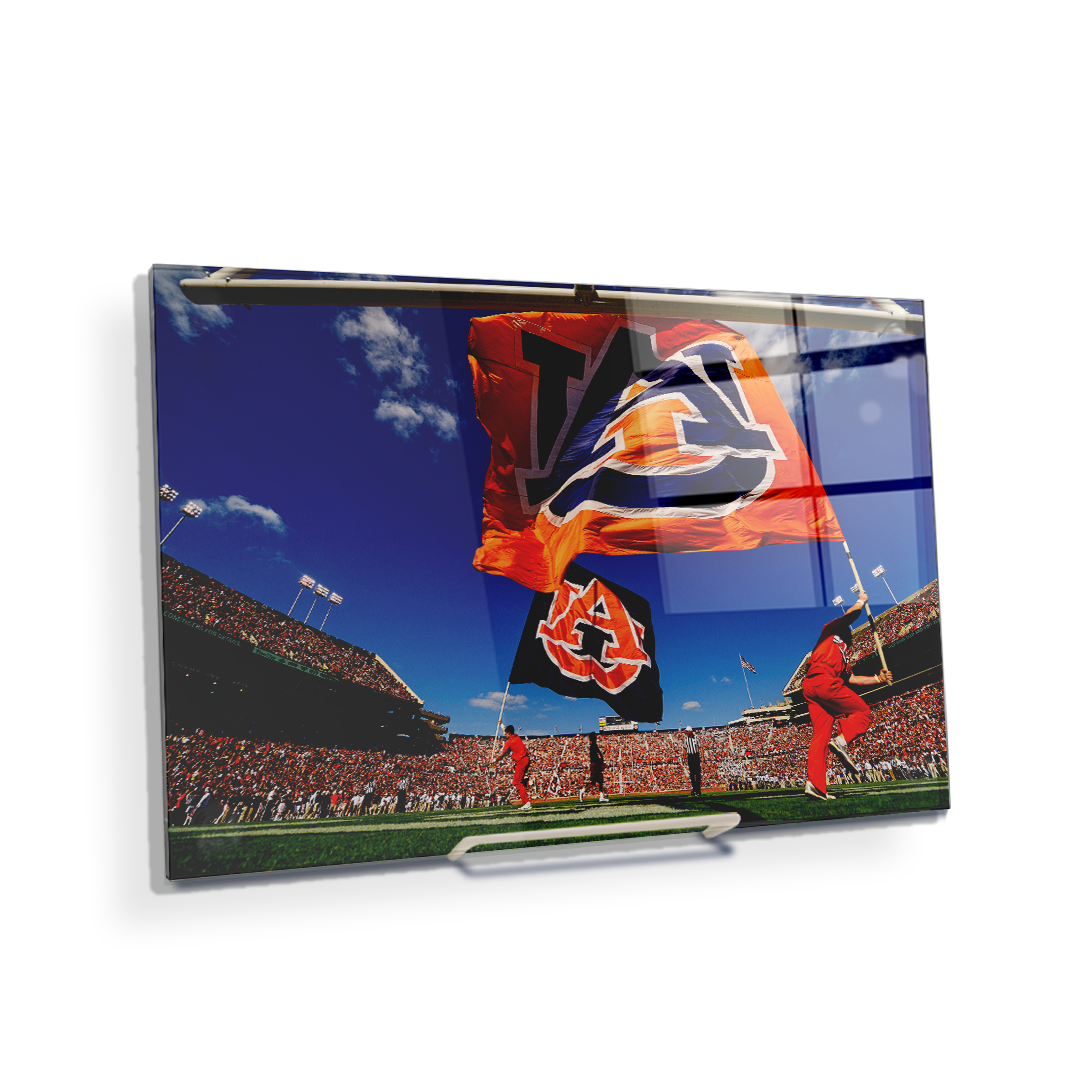 Auburn Tigers - Cheer Flags - College Wall Art#Canvas