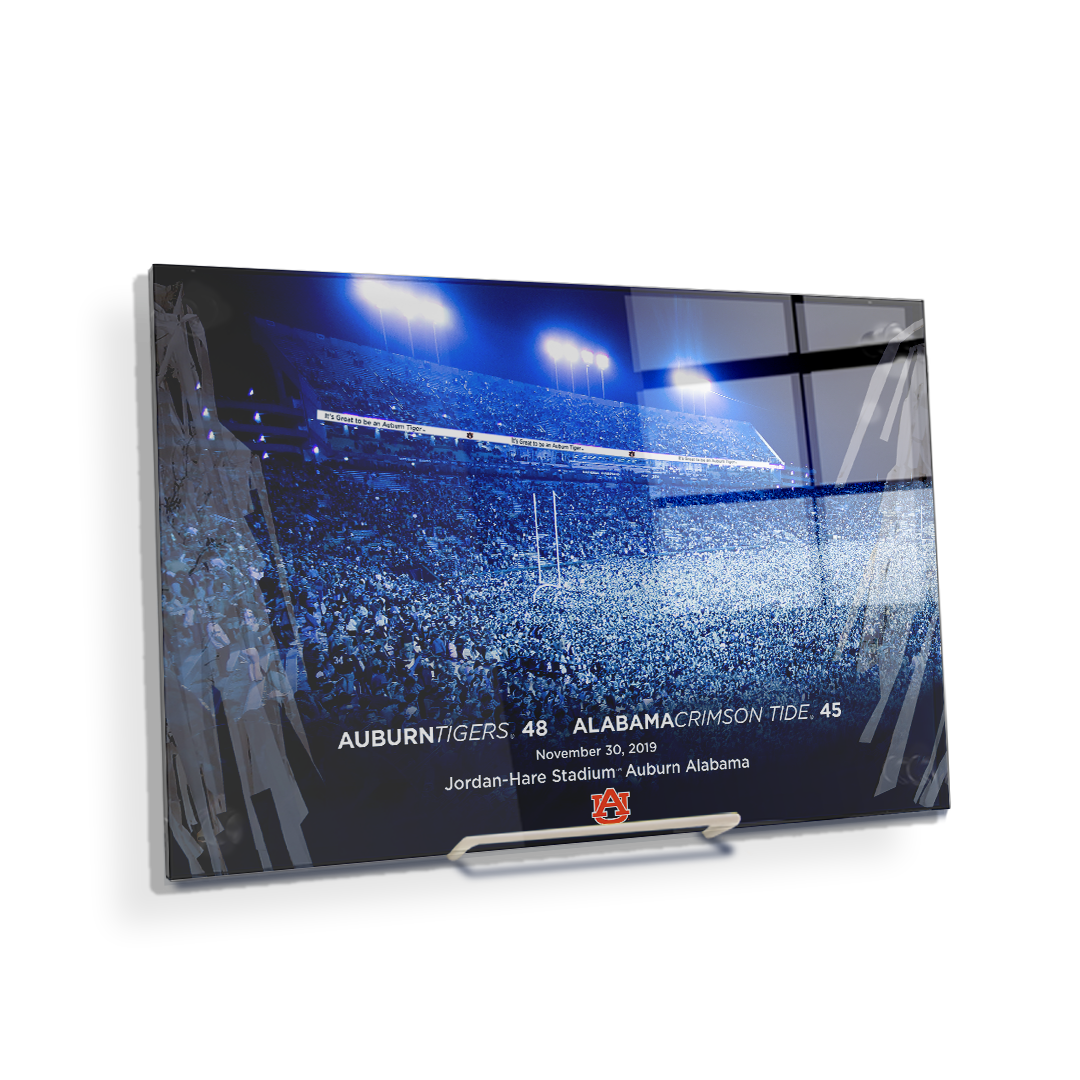 Auburn Tigers - Iron Bowl Win - College Wall Art#Canvas