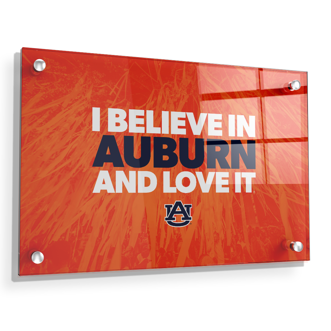 Auburn Tigers - I Believe in Auburn - College Wall Art#Canvas