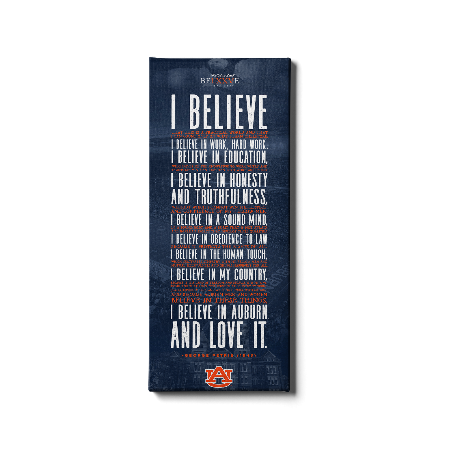 Auburn Tigers - I Believe - College Wall Art#Canvas
