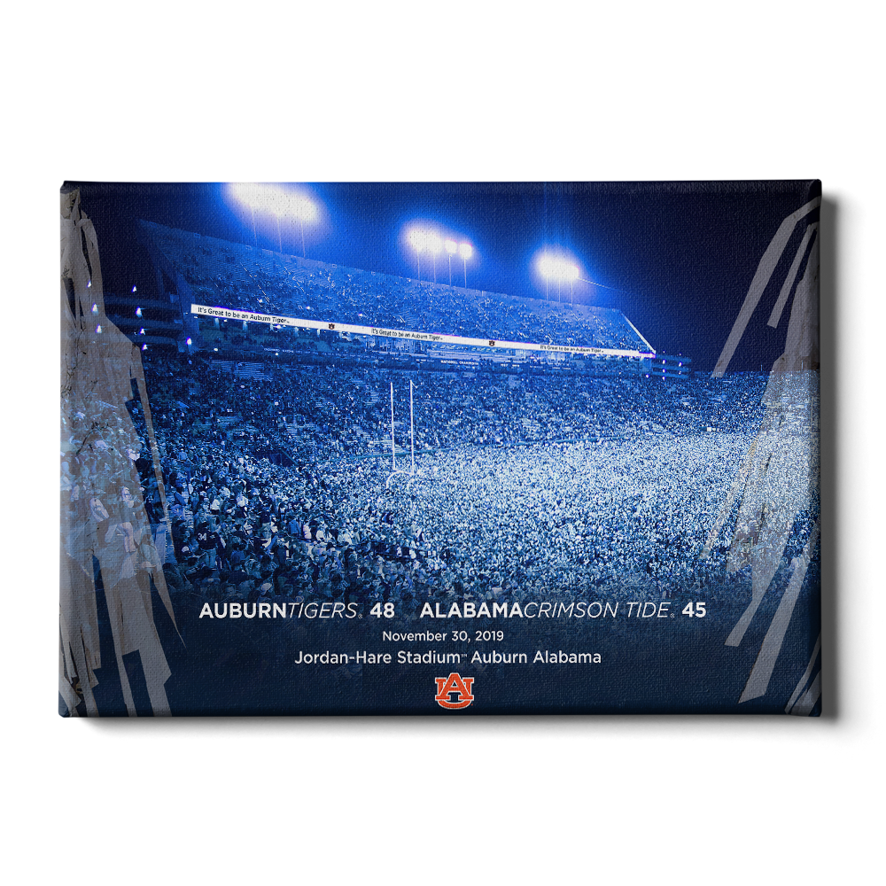 Auburn Tigers - Iron Bowl Win - College Wall Art#Canvas