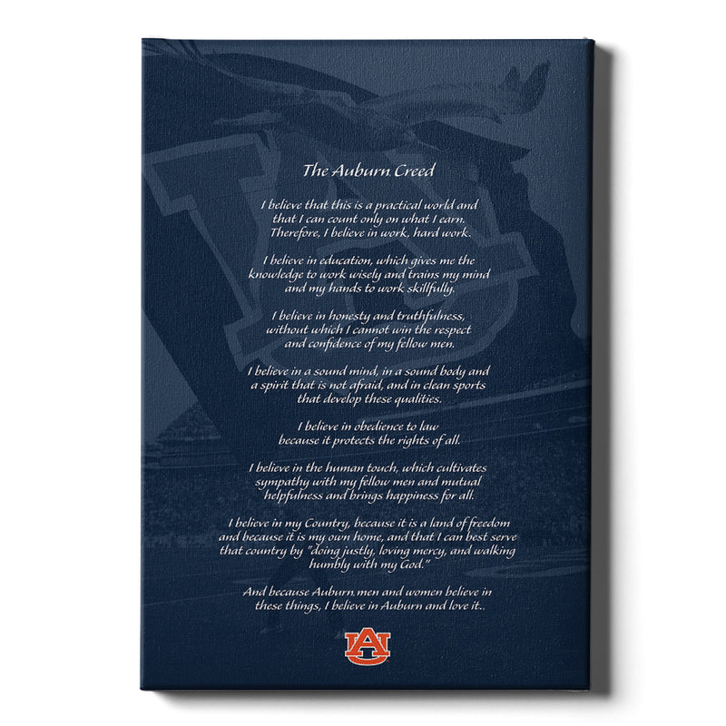 Auburn Tigers Auburn Creed Auburn University College Wall Art
