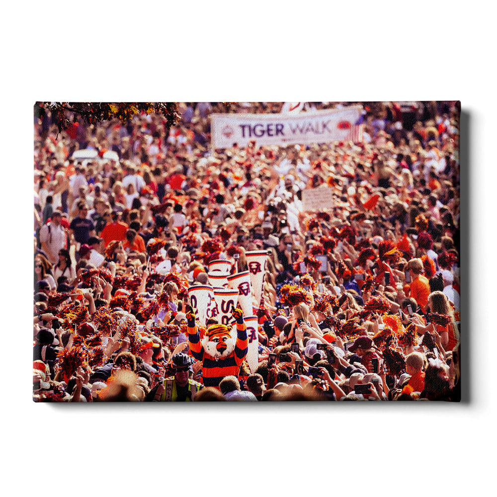 Auburn Tigers - Vintage Tiger Walk  V2 #Canvas