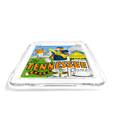 Auburn Tigers - Vintage Auburn Football Illustrated vs Tennessee Official Program Cover 9.26.70 Drink Coaster