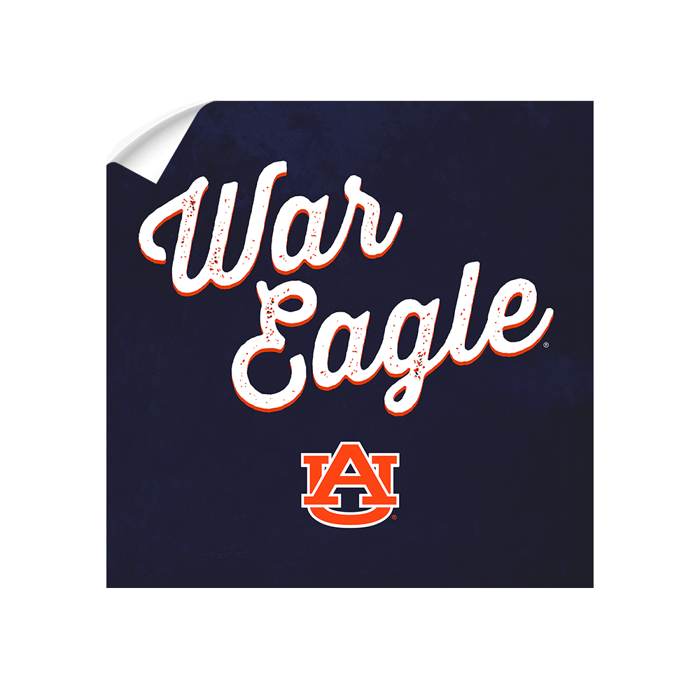 Auburn Tigers - War Eagle Sign - College Wall Art#Canvas