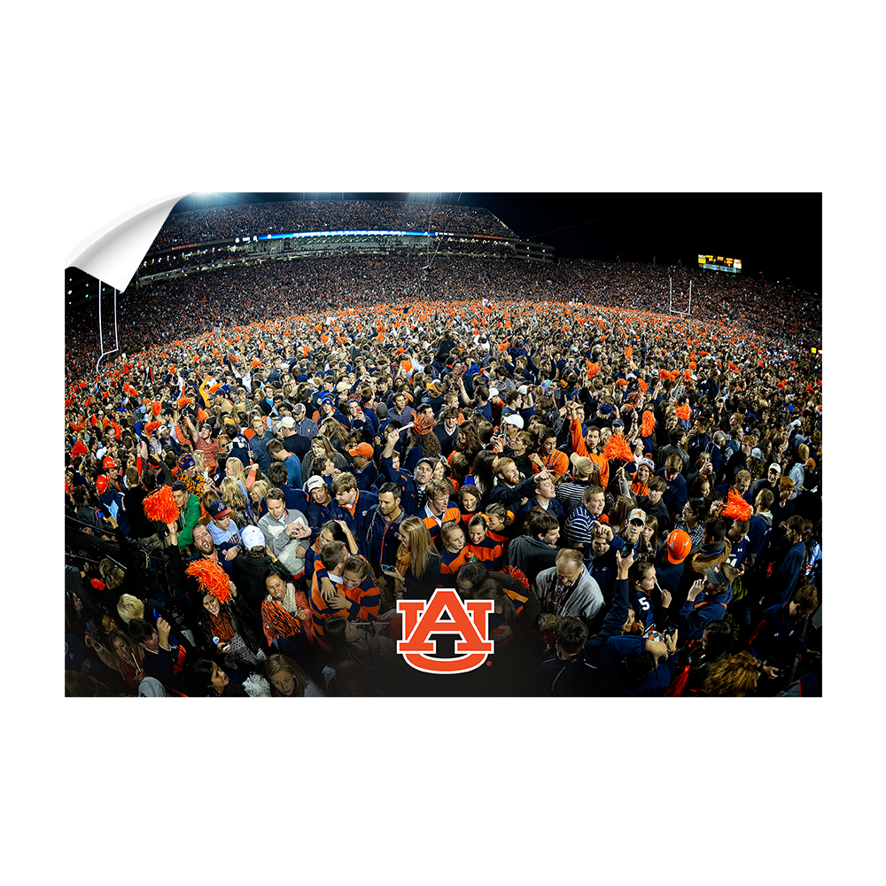 Auburn Tigers - Iron Bowl Storm the Field - College Wall Art#Canvas