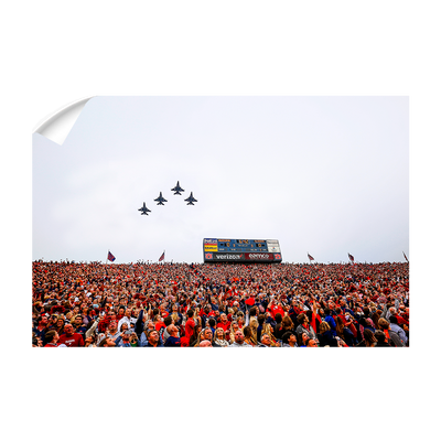 Auburn Tigers - Iron Bowl Fly Over - College Wall Art#Wall Decal