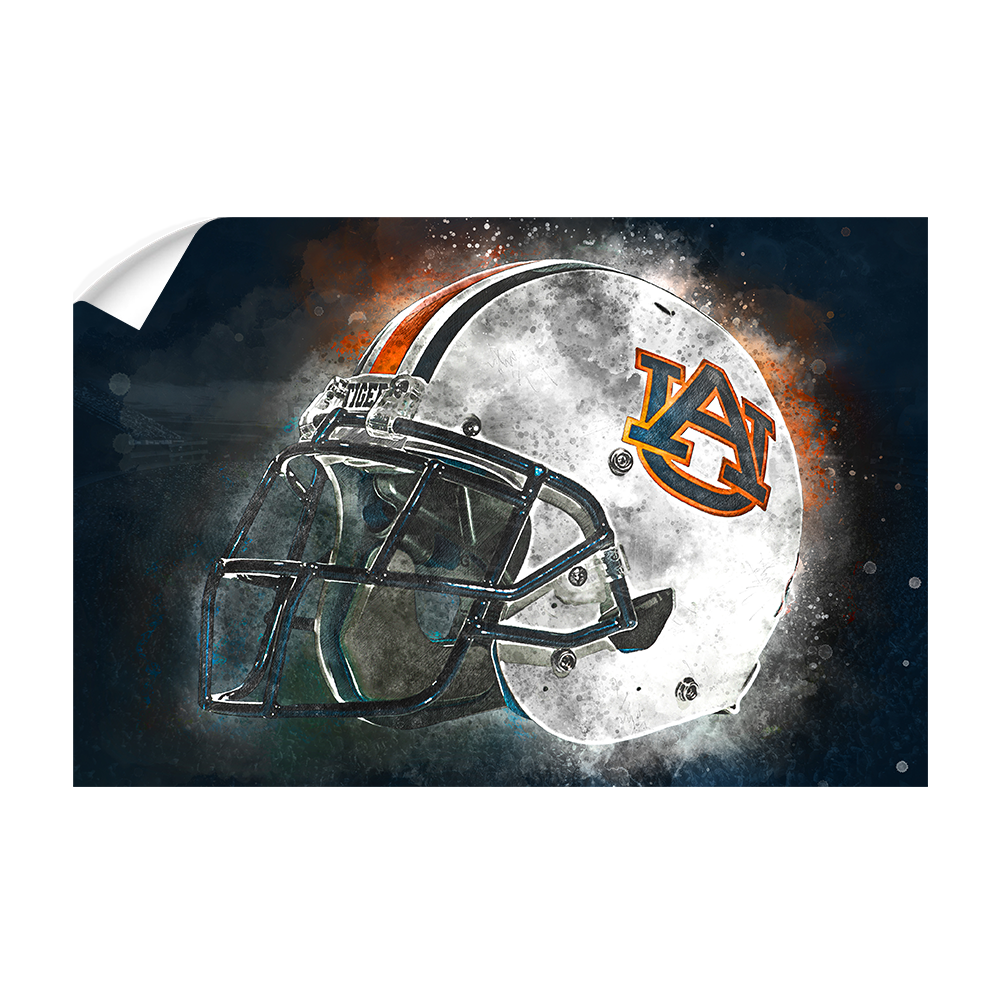 Auburn Tigers - Auburn Helmet - College Wall Art#Canvas