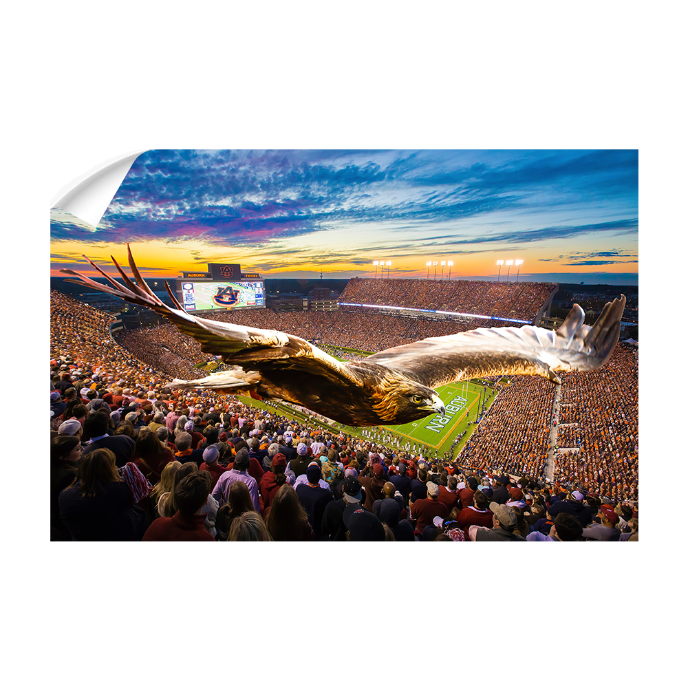 Auburn Tigers - The War Eagle Flight- College Wall Art#Canvas
