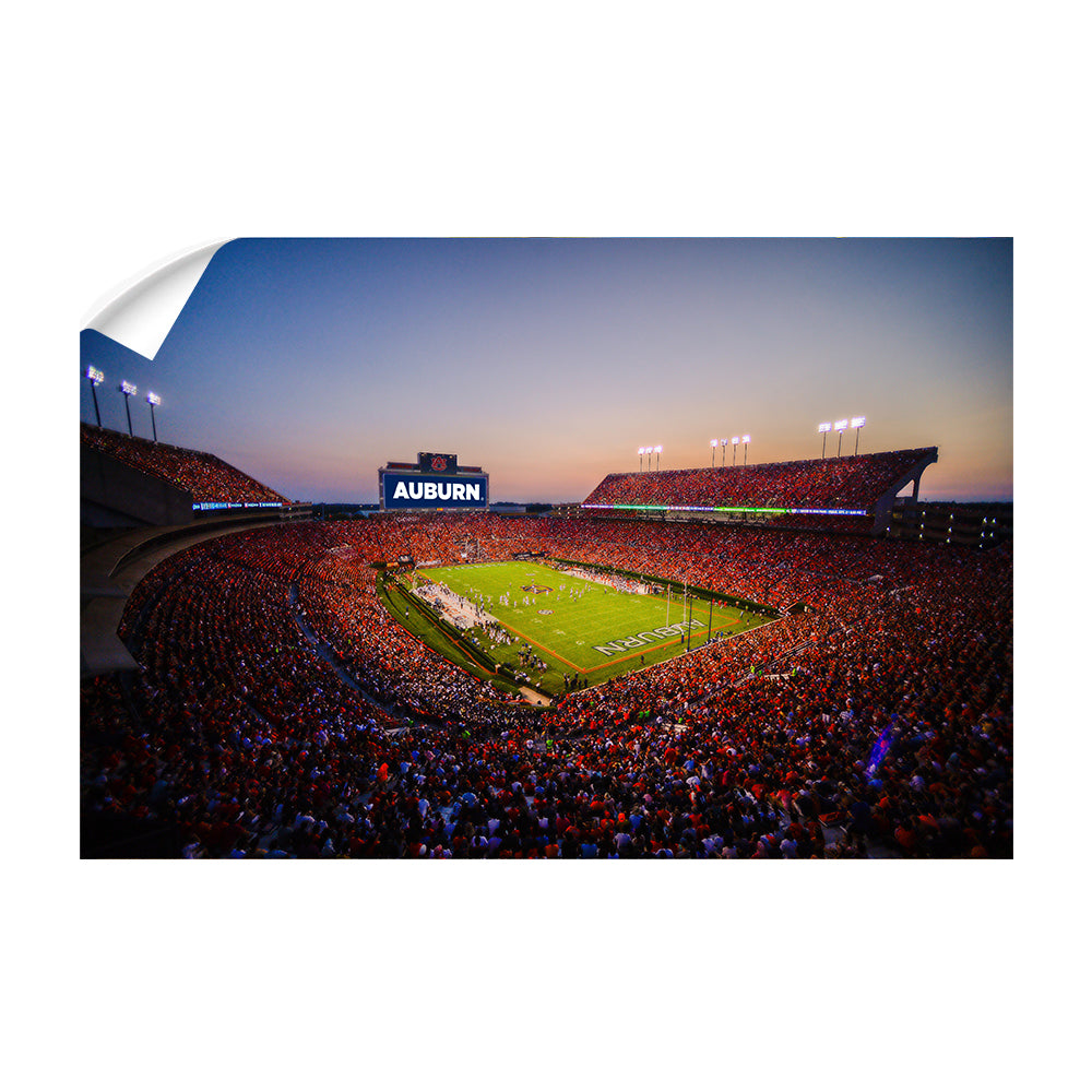 Auburn Tigers - Auburn's Jordan Hare Stadium - College Wall Art #Canavas