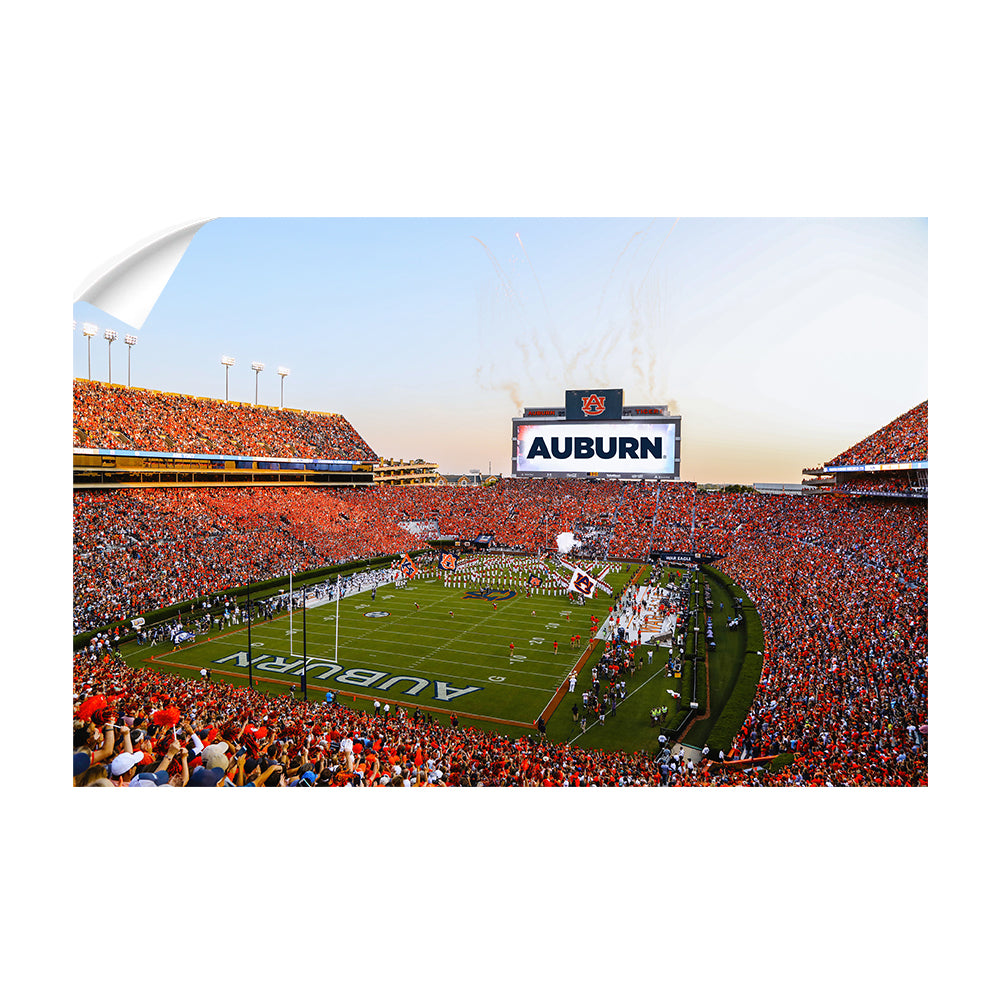 Auburn Tigers - Auburn Orange - College Wall Art #Canvas
